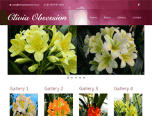 Tablet Screenshot of cliviaobsession.id.au